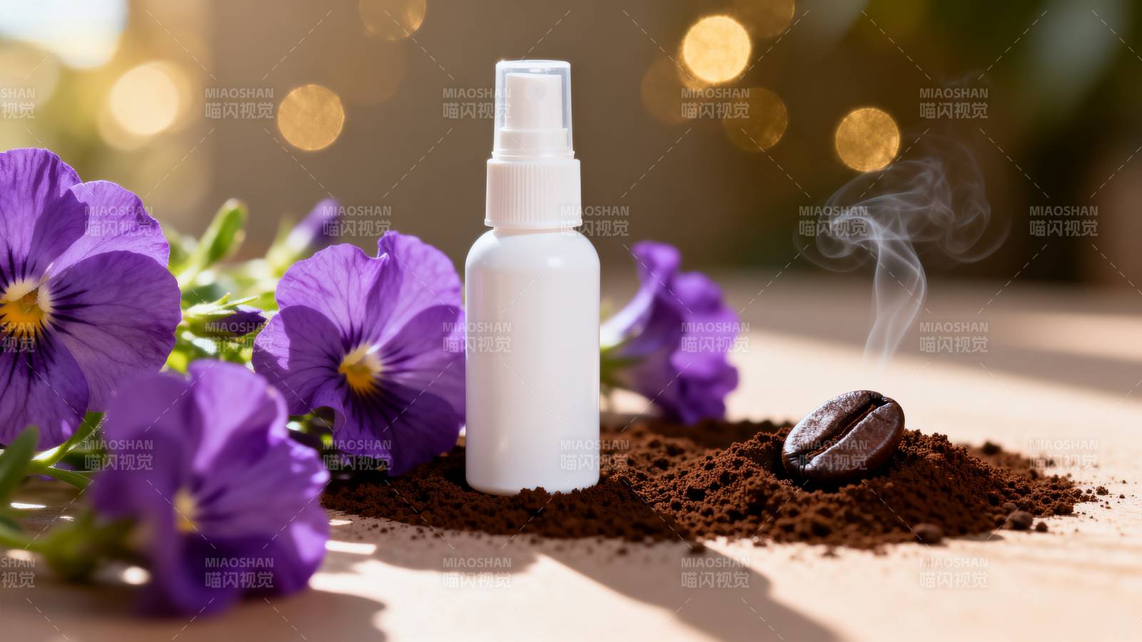 花香咖啡喷雾图片