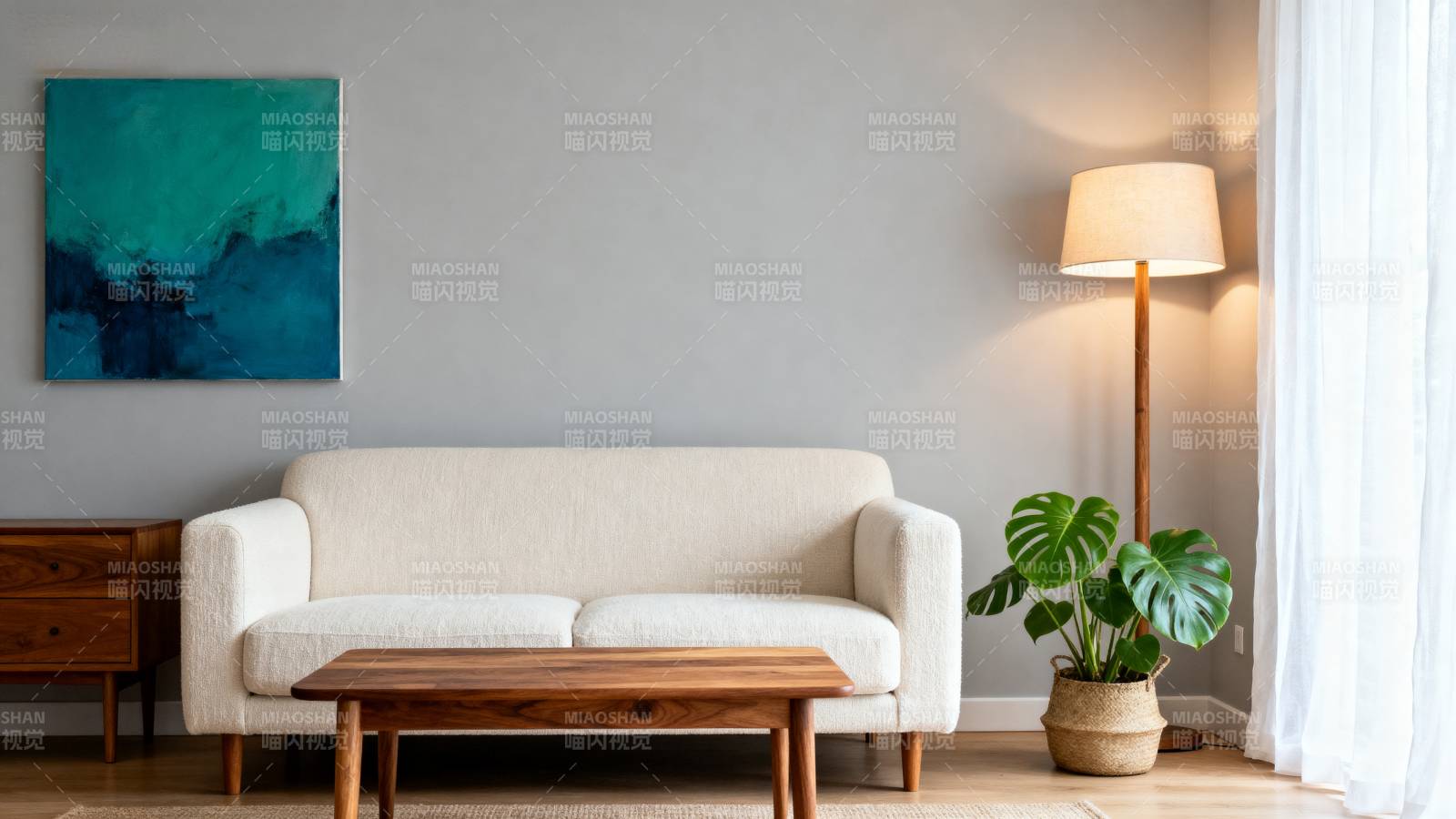 简约客厅布置图片