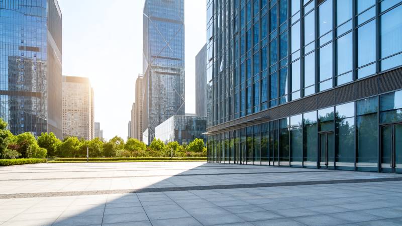 现代都市建筑群图片