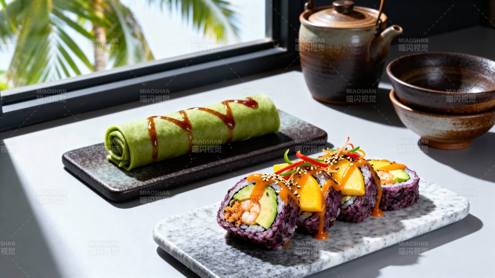 精致寿司拼盘图片
