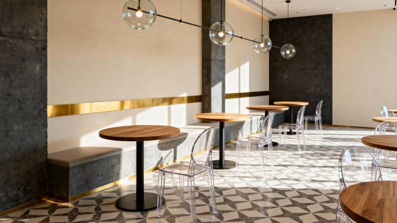 现代简约咖啡厅图片