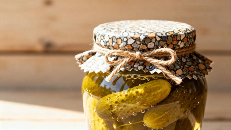 自制泡菜罐头图片