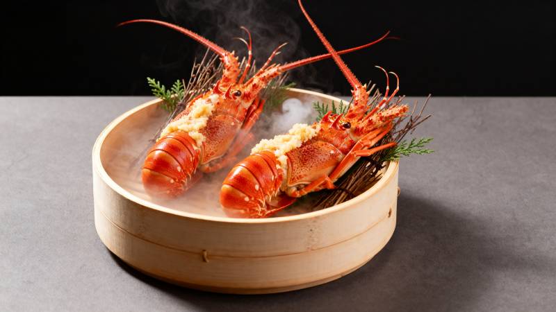 蒸龙虾 鲜香四溢图片