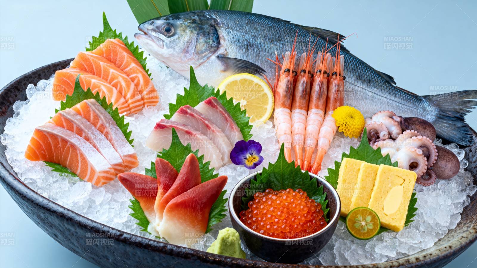 海鲜拼盘盛宴图片