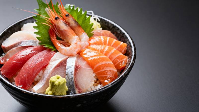 精致寿司拼盘图片