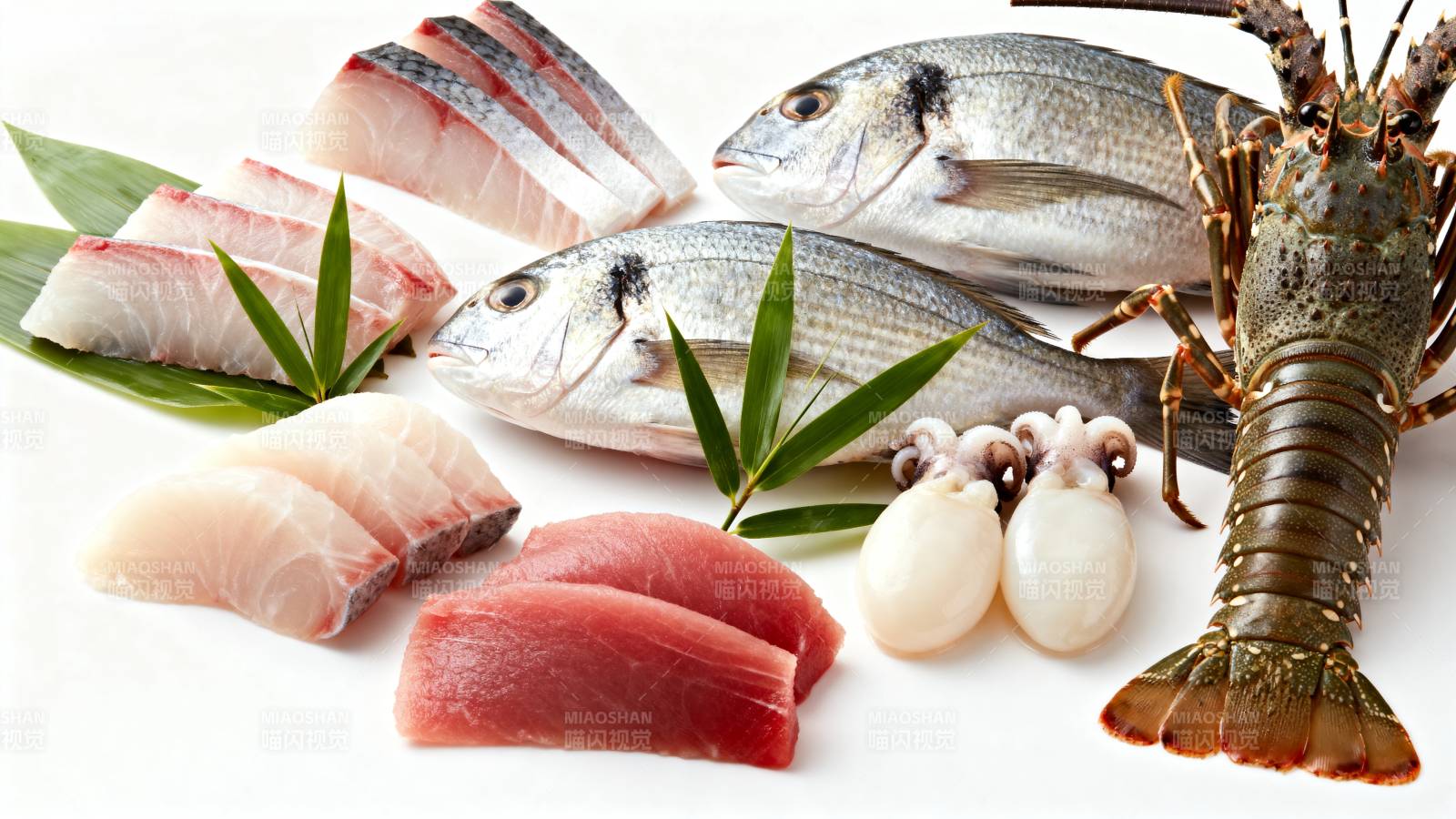 新鲜海鲜拼盘图片