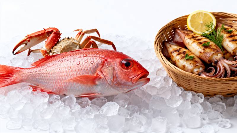 海鲜盛宴 冰鲜美味图片