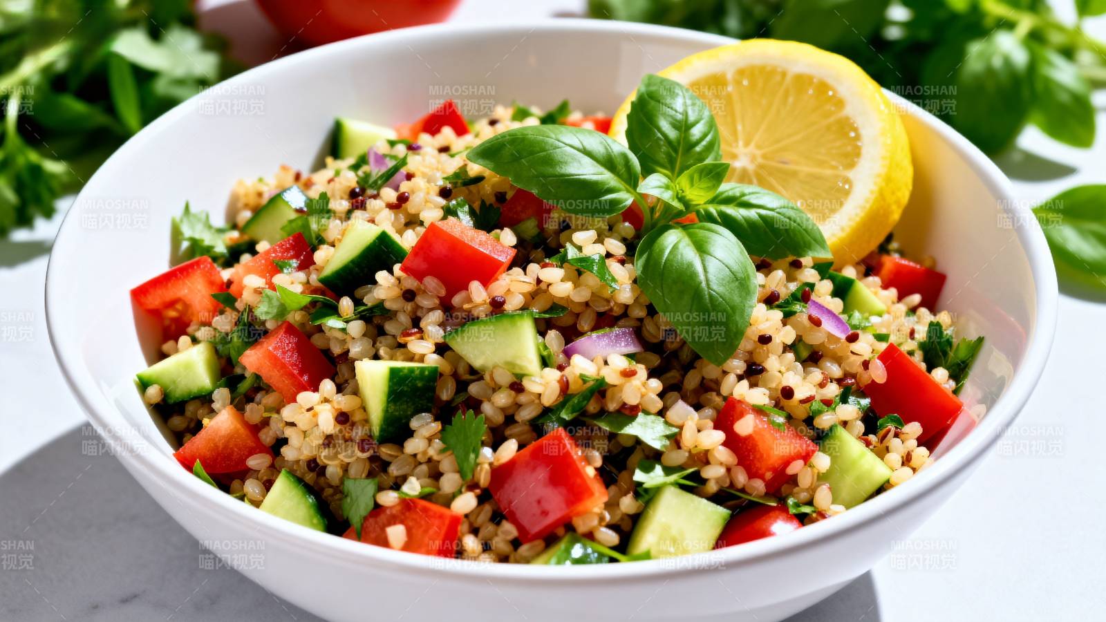 清爽藜麦沙拉图片