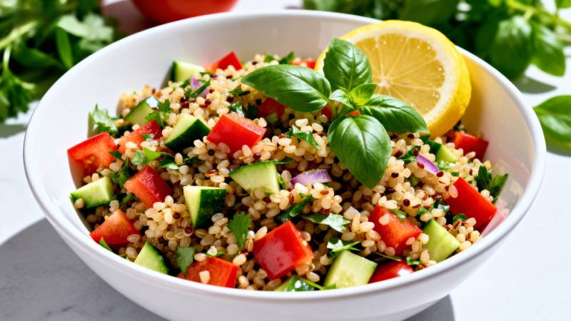 清爽藜麦沙拉图片