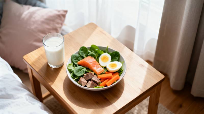 健康早餐盘图片