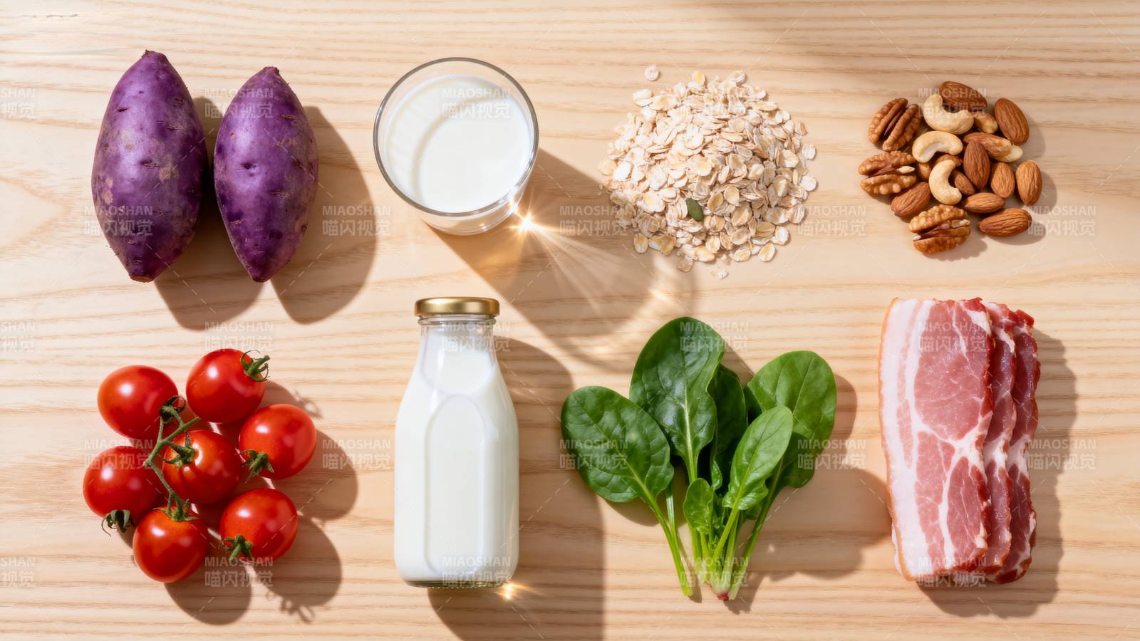 健康食材组合图片