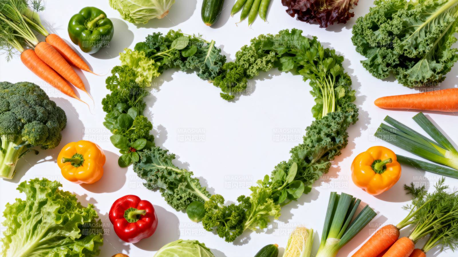蔬菜爱心拼盘图片