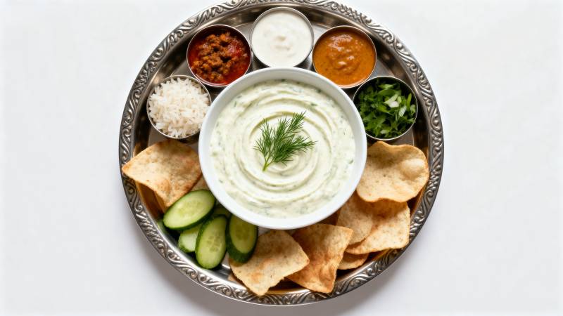 酸奶蘸酱拼盘图片