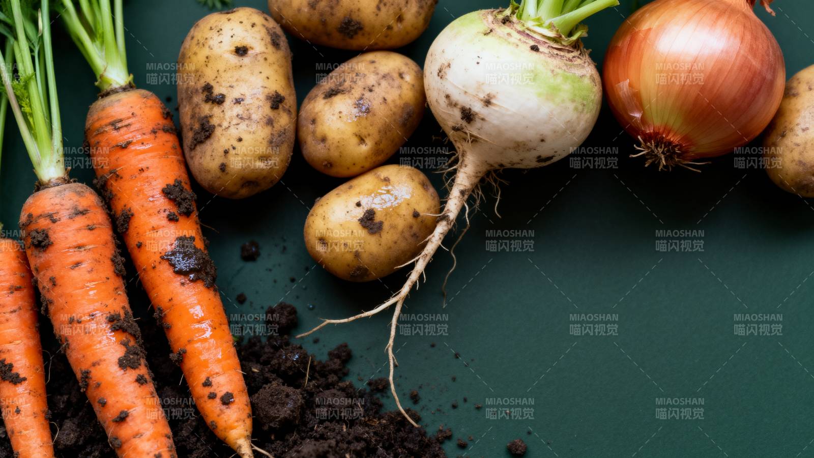 新鲜蔬菜特写图片