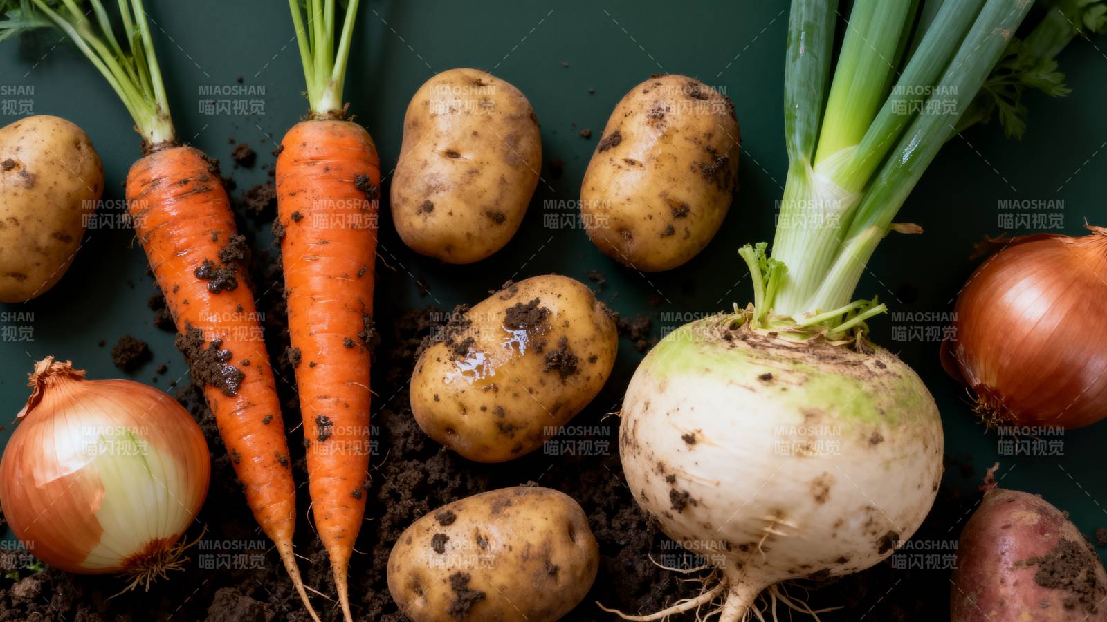 新鲜蔬菜拼盘图片