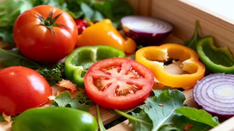 新鲜蔬菜拼盘图片