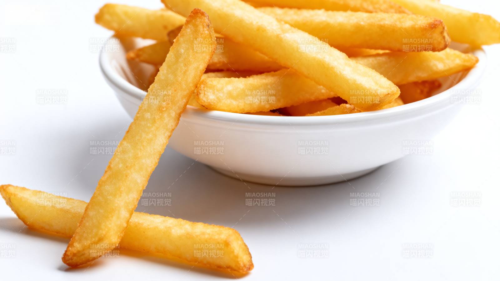 金黄薯条诱人美味图片