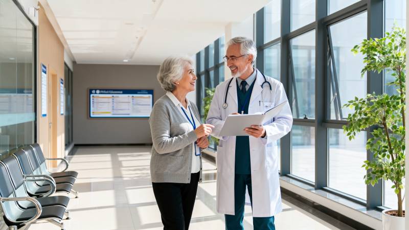 医生与患者交流图片