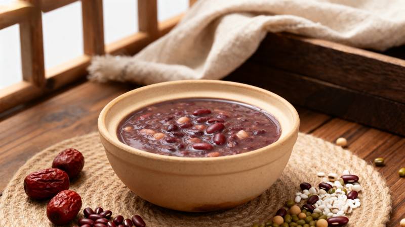 红豆粥配红枣图片