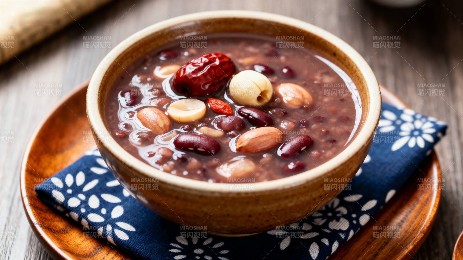 红豆莲子粥图片