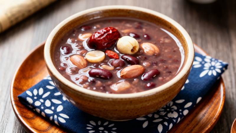 红豆莲子粥图片