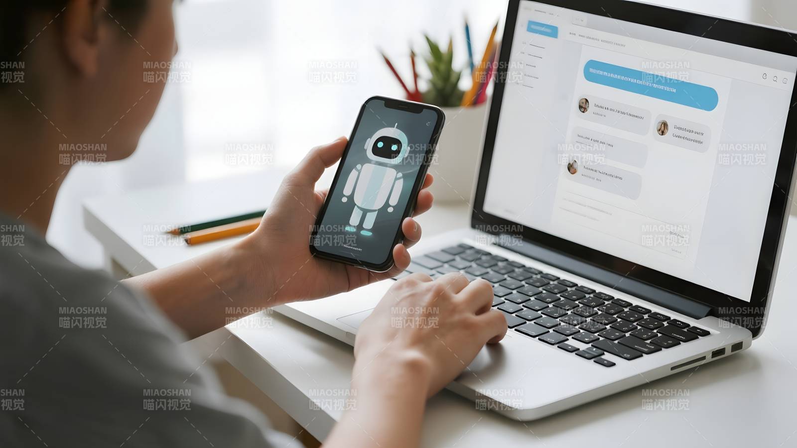 智能机器人助手图片