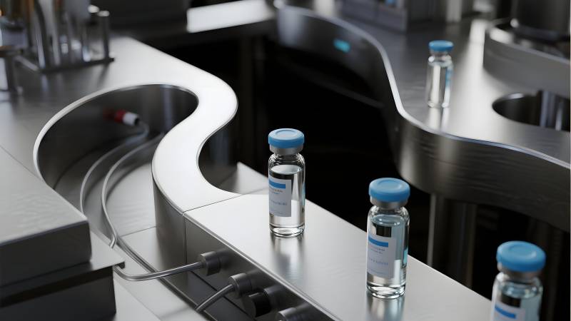 实验室药瓶特写图片