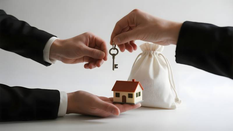 房屋交易钥匙交割图片