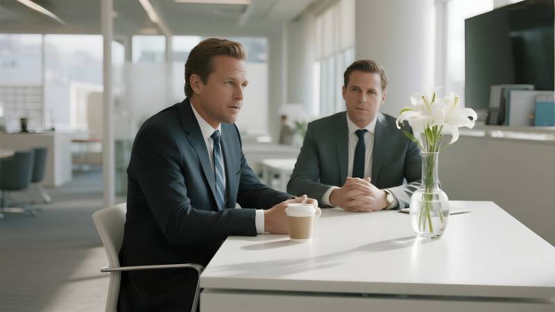 商务会谈场景图片