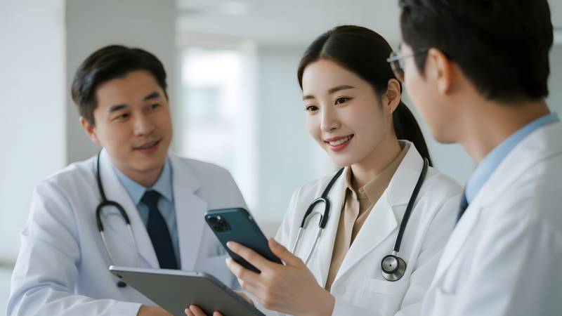 医生团队讨论病例图片