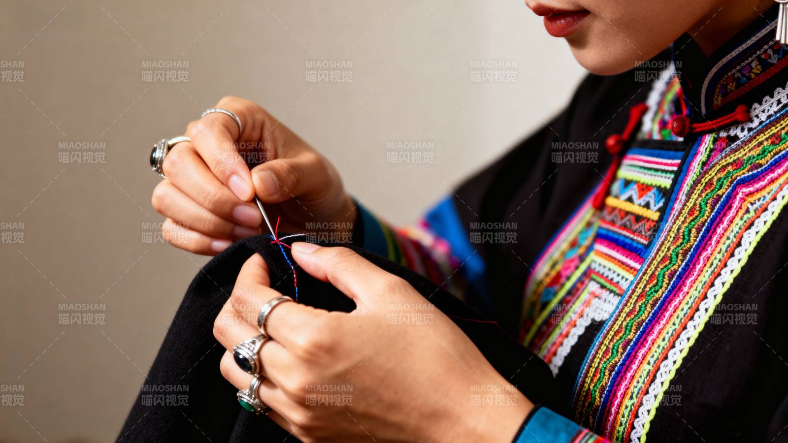 手工刺绣 传承之美图片