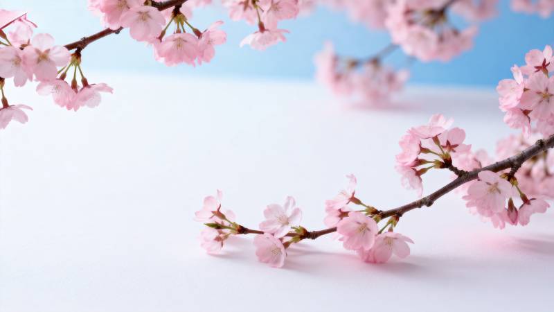 樱花绽放春意浓图片