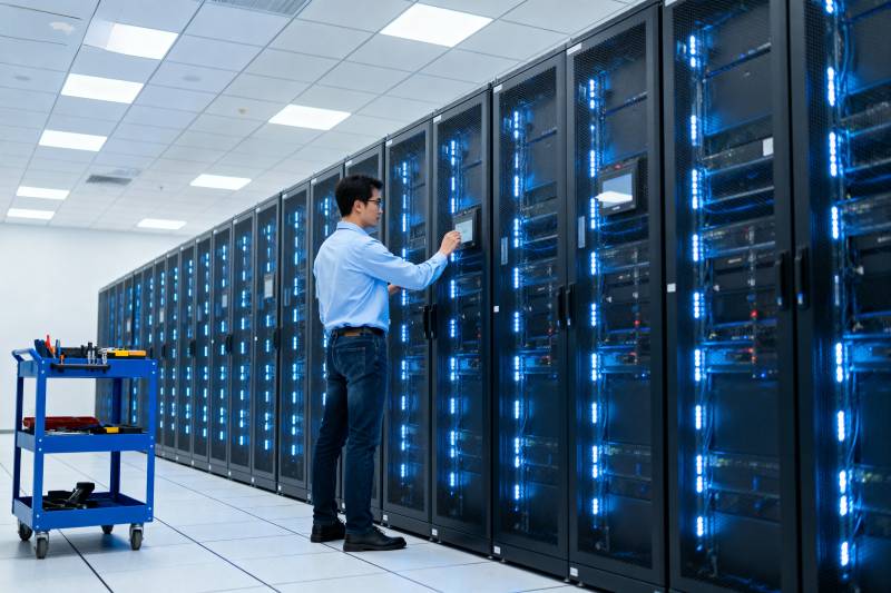 数据中心运维现场图片