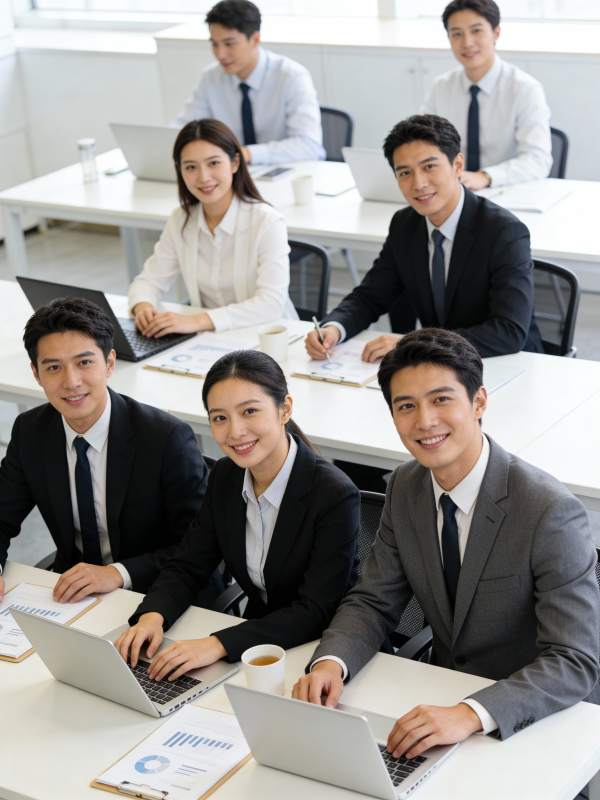 职场团队协作瞬间图片