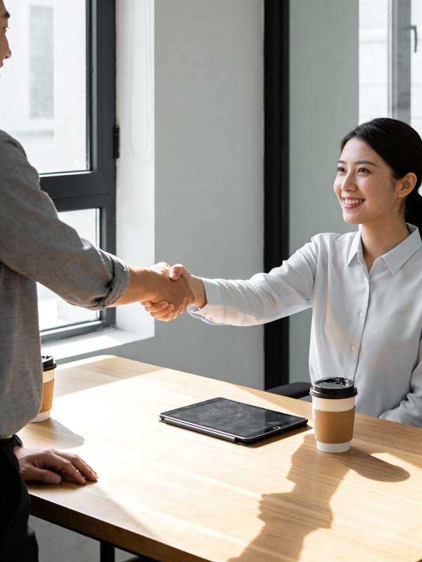 握手合作 共启新程图片