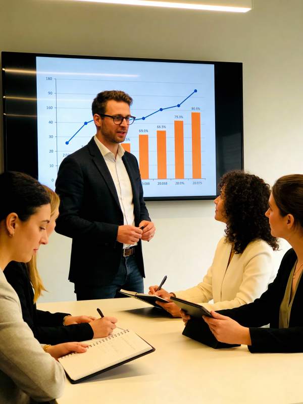 商务会议数据分析图片