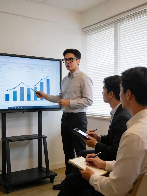 商务会议数据分析图片