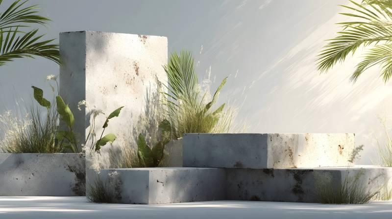 现代庭院绿植景觀图片