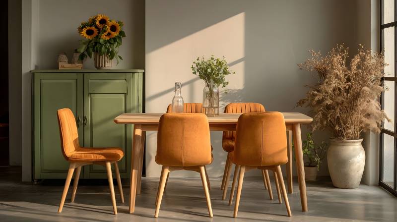 温馨餐桌布置图片