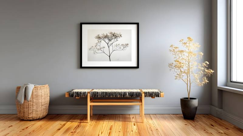 简约客厅一角图片