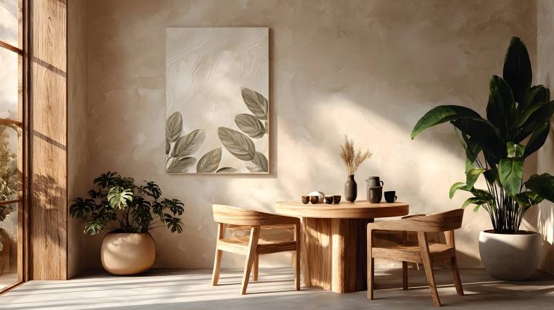 静谧自然的室内一角图片