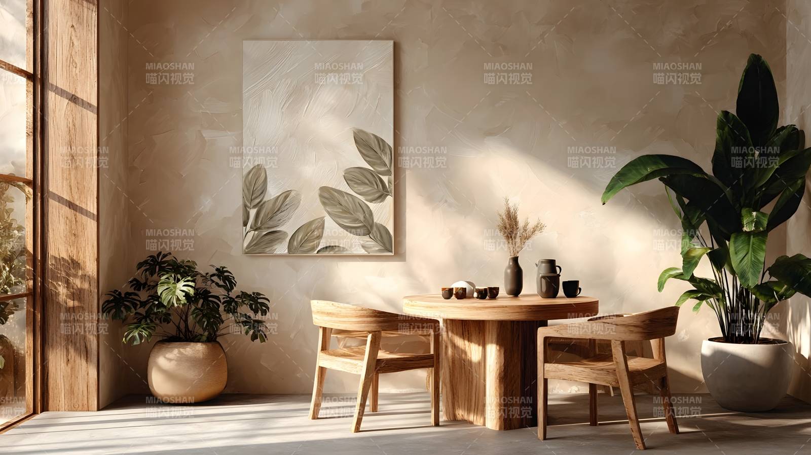 静谧自然的室内一角图片