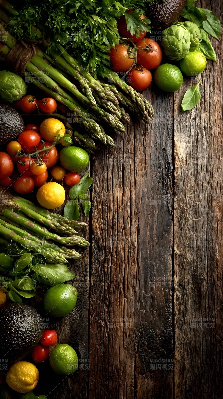 新鲜蔬果拼盘图片