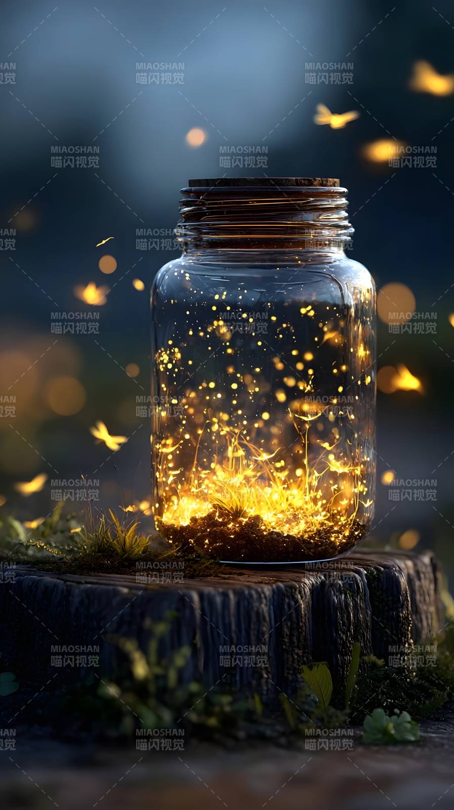 萤火虫之光图片