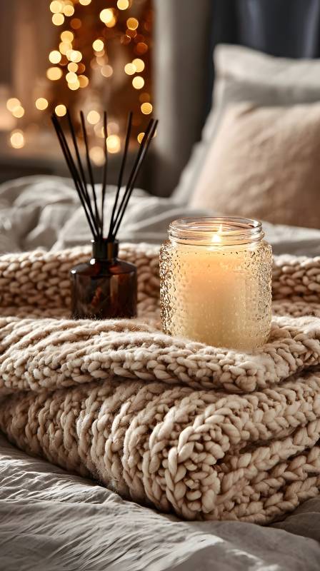 温馨烛光夜图片