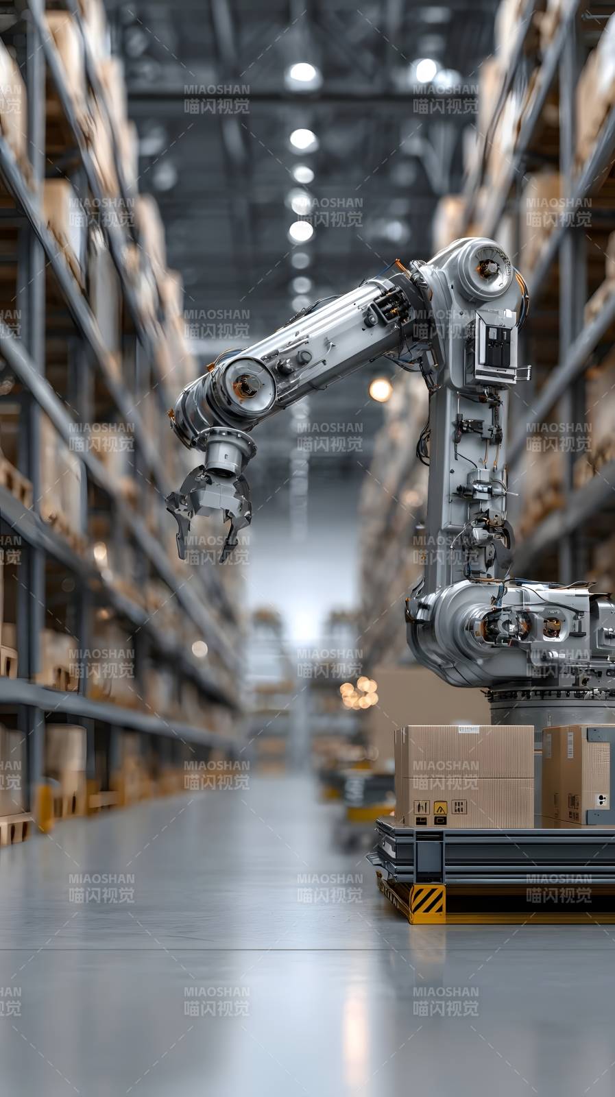 智能仓储机器人图片