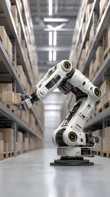 智能仓储机器人图片