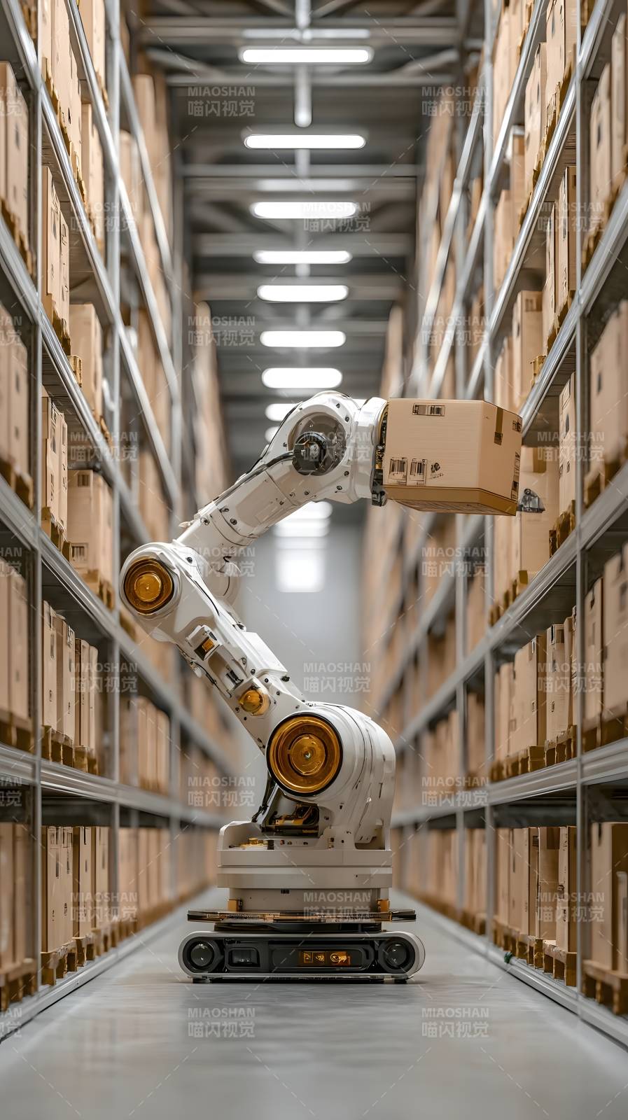 智能仓储机器人图片