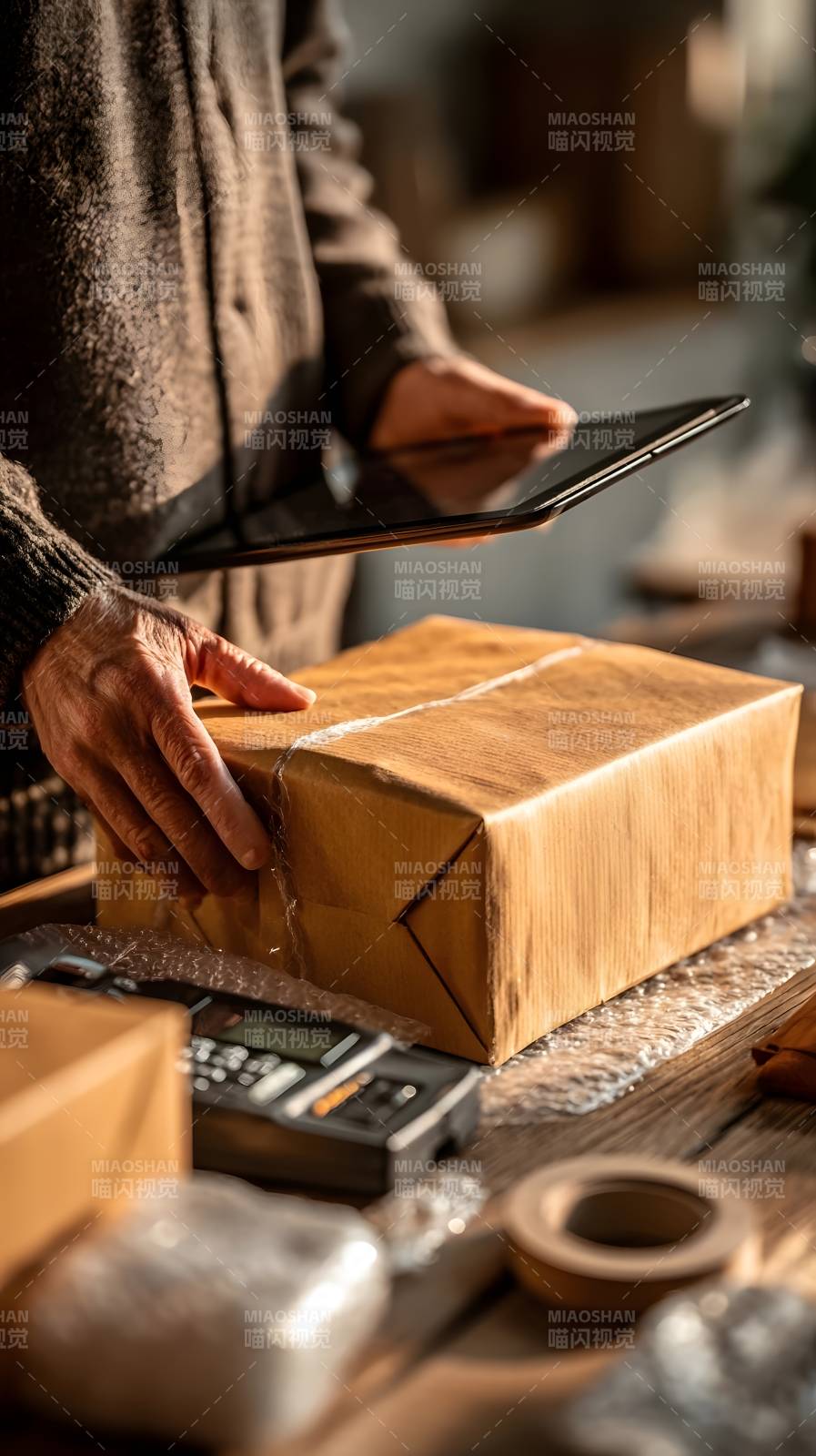 包裹打包中图片