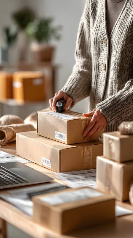 打包发货中图片